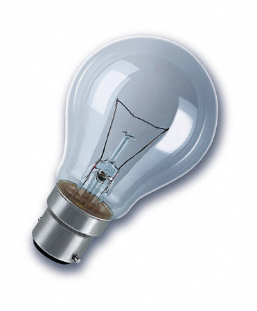 Image principale du produit Lampe B22 230V 40W Standard claire