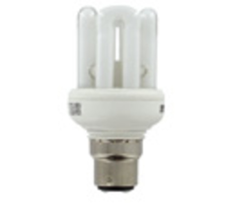 Image principale du produit Ampoule Eco B22 15W Blanc chaud Sylvania Minilynx fast Start