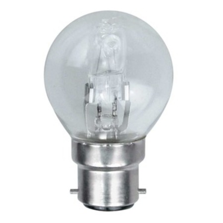 Image principale du produit Lampes B22 230V 18W Sphérique halogène équivalent 25W
