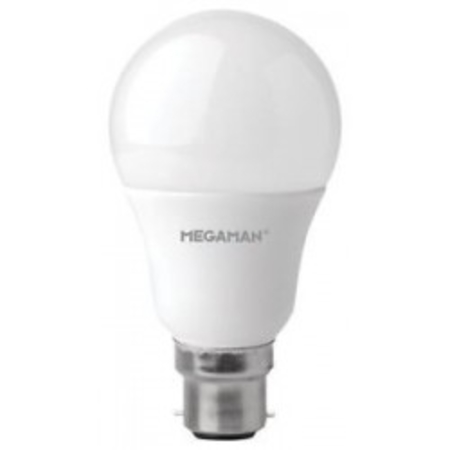 Image principale du produit Lampe led B22d Megaman MM06420 10W5=60W 2800K 810 lumens dimmable
