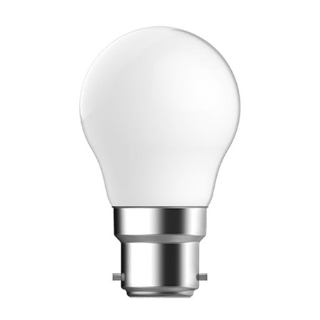 Image principale du produit Ampoule sphérique B22 tungsram 230V LED 2W5 250 lumens BLANC CHAUD