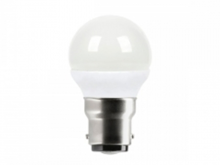 Image principale du produit Ampoule sphérique B22 Megaman 230V LED 3W5 2700k Blanc chaud