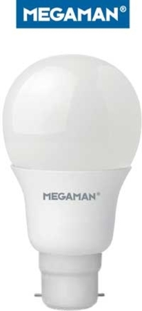 Image principale du produit Ampoule sphérique B22 Megaman 230V LED 5W5 2800K 470LM