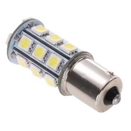 Image principale du produit LAMPE BA15s à led blanc 12V 27 leds 5050