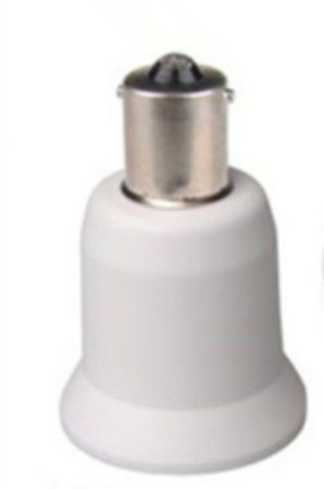 Image principale du produit Adaptateur douille Ba15s pour lampe E27