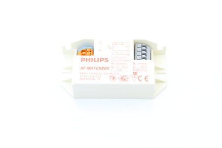 Image principale du produit Ballast electronique Philips HF matchbox pour fluo 10W à 14W G5 2G7 G24Q1 code 93140530
