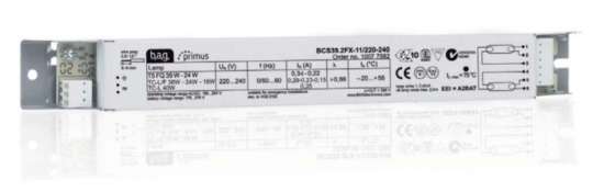 Image principale du produit Ballast electronique HF pour 2 tubes 2G11 55W ou T5 54W