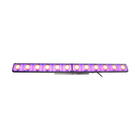 Image principale du produit Barre led Power lighting 12X3W crystal gold 12 led W + 54 led SMD RGB