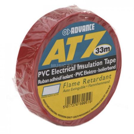 Image principale du produit AT7 rouge Advance - Adhesif isolant ROUGE 15mm X 10m  type barnier