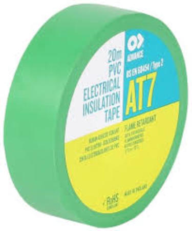 Image principale du produit Adhesif isolant VERT 3M 15mm X 10m Advance type barnier