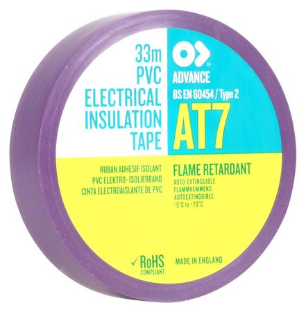 Image principale du produit AT7 Advance - Adhesif isolant violet  15mm X 10m type barnier