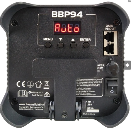 Image nº3 du produit Projecteur architectural BeamZ BBP94 sur batterie 4 ledx 10W