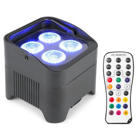 Image principale du produit Projecteur architectural BeamZ BBP94 sur batterie 4 ledx 10W