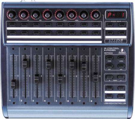 Image principale du produit Controleur midi 8 fader motorisés Behringer BCF2000