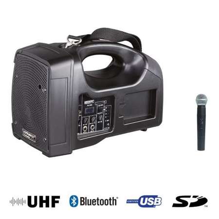 Image principale du produit BE 1400 UHF Power Acoustics - Sono portable USB avec micro main