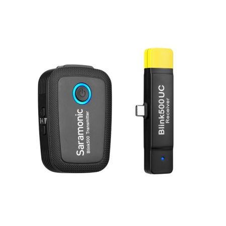 Image secondaire du produit Blink 500 B5 Saramonic Système de microphone sans fil 2,4 GHz 2 émetteurs avec récepteur connecteur USB-c pour téléphone android