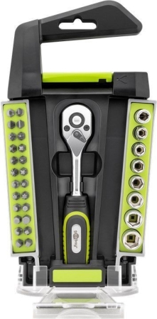 Image principale du produit Boites de 33 pièces avec clé à cliquet