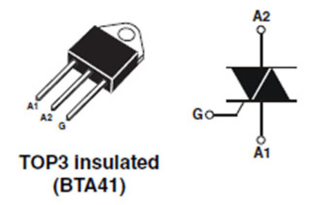 Image principale du produit Triac 41-600B 600V 41A