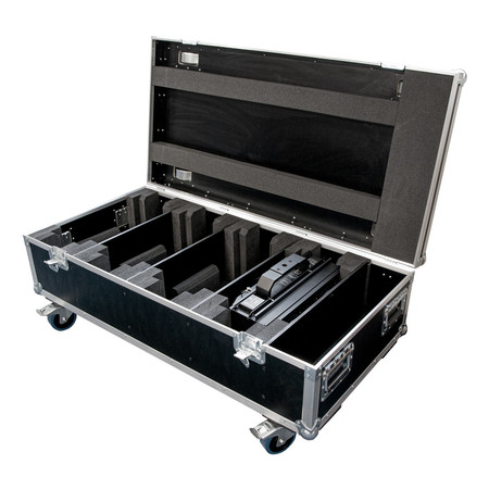 Image principale du produit Flight case pour 4x ADJ Encore Burst 200 sur roulettes