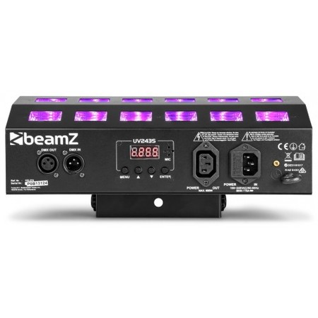 Image nº4 du produit Projecteur UV BeamZ BUV463 stroboscope 24X3W  DMX