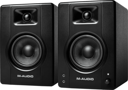 Image principale du produit BX4D4 M Audio – Paire d’enceintes actives 2 voies 4,5’’ 2X25W