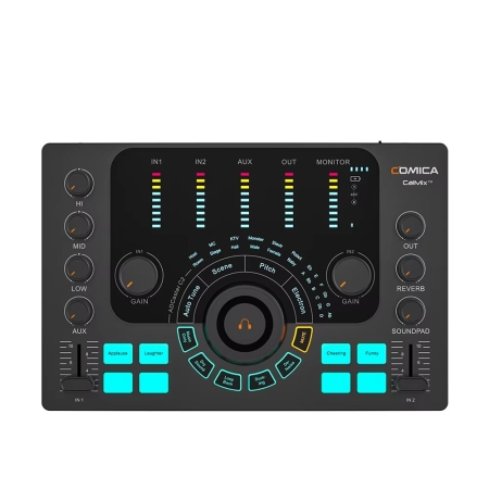 Image principale du produit COMICA C-CAST - Mixer podcast 3 entrées + effets + Talkover + pad