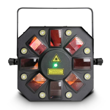 Image nº3 du produit Projecteur Cameo STORM Effet lumineux 3 en 1 Derby, stroboscope et laser, 5 x 3 W RGBAW