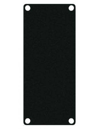Image principale du produit CASY101 Caymon plaque d'obturation 1 module noir