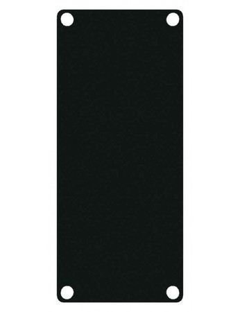 Image principale du produit CASY101 Caymon plaque d'obturation 1 module noir