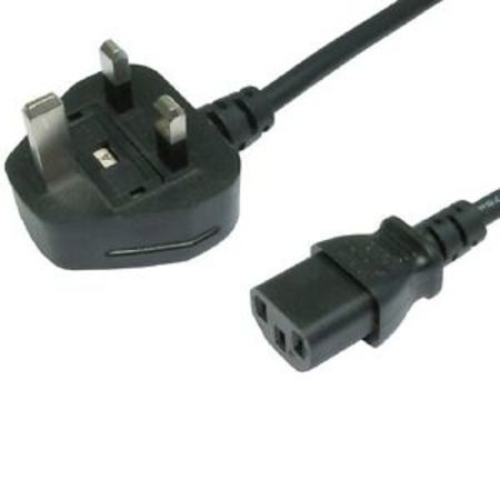 Image principale du produit Câble d'alimentation IEC vers prise anglaise UK 1.5M