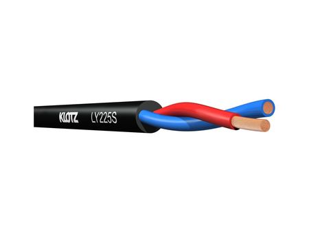 Image principale du produit LY225S Klotz - Cable HP extra souple 2X2.5mm²  par bobine de 100m