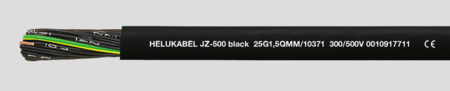 Image principale du produit Câble noir 4G0.75mm2 PVC souple vendu au m