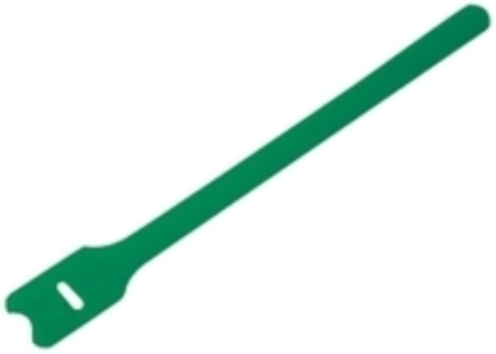 Image principale du produit attache cable vert 30cm X 1.25cm à scratch