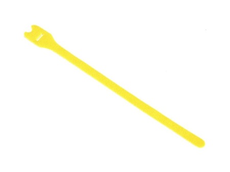 Image principale du produit attache cable velcro jaune gros modèle 30cm X 2.5cm à scratch