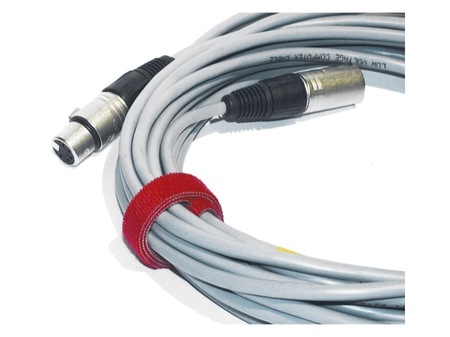Image secondaire du produit attache cable velcro rouge gros modèle 30cm X 2.5cm à scratch