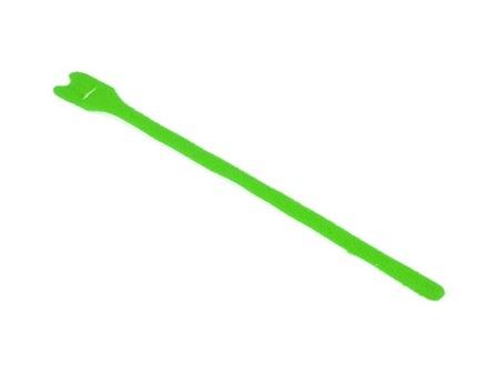 Image principale du produit attache cable velcro vert gros modèle 30cm X 2.5cm à scratch