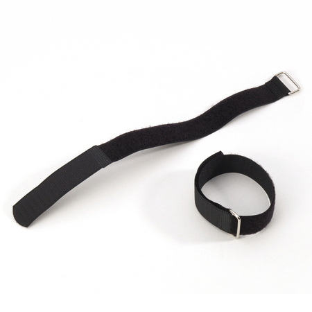 Image principale du produit attache cable à boucle noire 50cm à scratch