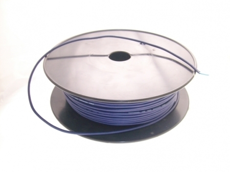 Image principale du produit 100 m Cable Micro bleu sombre symetrique 2 conducteur + masse petit diamètre 3,8mm