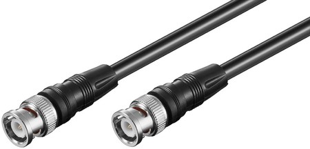 Image principale du produit Câble BNC vers BNC double blindage 75 ohms 3m noir
