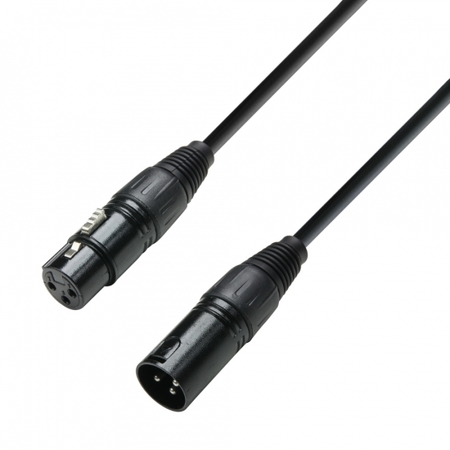 Image principale du produit cable DMX 110ohms XLR 3 broches male Femelle 0,5 m