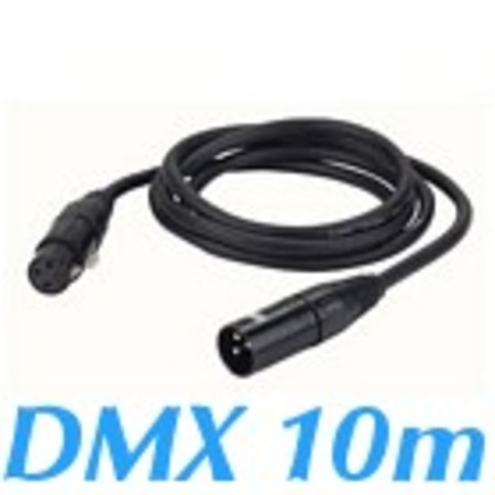 Image principale du produit cable DMX 110ohms XLR 3 broches male Femelle 10m
