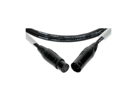 Image secondaire du produit Câble DMX Klotz 110ohms XLR 5 broches male Femelle connecteurs noirs 5m