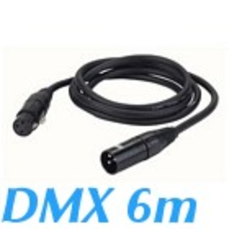 Image principale du produit cable DMX 110ohms XLR 3 broches male Femelle 6m
