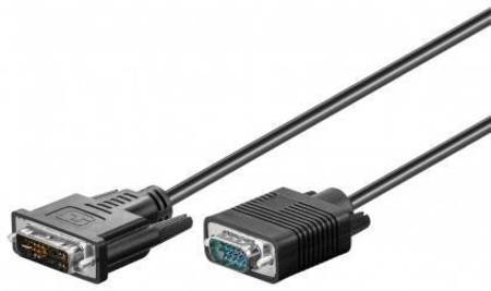 Image principale du produit Câble DVI-I vers VGA 3M full hd double blindage