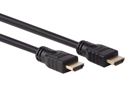 Image principale du produit Câble HDMI mâle mâle 75cm contact doré compatible 4K