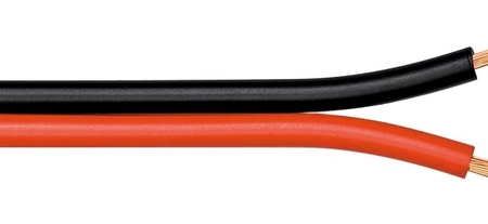 Image principale du produit Câble rouge et noir 2X0.5mm2 Prix au mètre