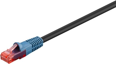Image principale du produit Câble réseau RJ45 CAT 6 noir pour extérieur 50m