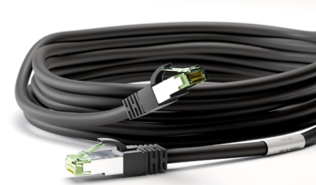 Image nº3 du produit Câble CAT8.1 RJ45 S/ftp noir 1m