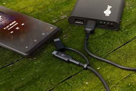 Image nº3 du produit Cordon adaptateur charge et data USB vers USB-c et micro usb