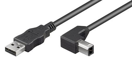 Image principale du produit Câble USB 2.0 coudé à 90° longueur 1m